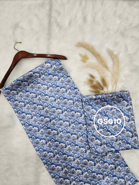 Frosted Bloom Kain Pasang Sutera Dobby 30D - Bidang 60 (GS010)