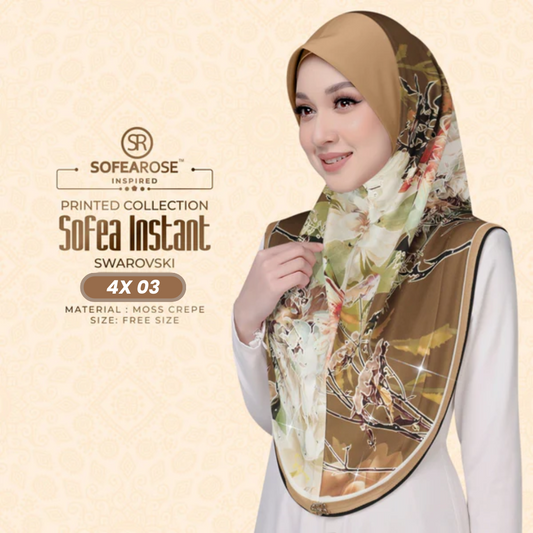 Sofearose Hijab Inspired Instant Sarung Crepe Collection (4X)