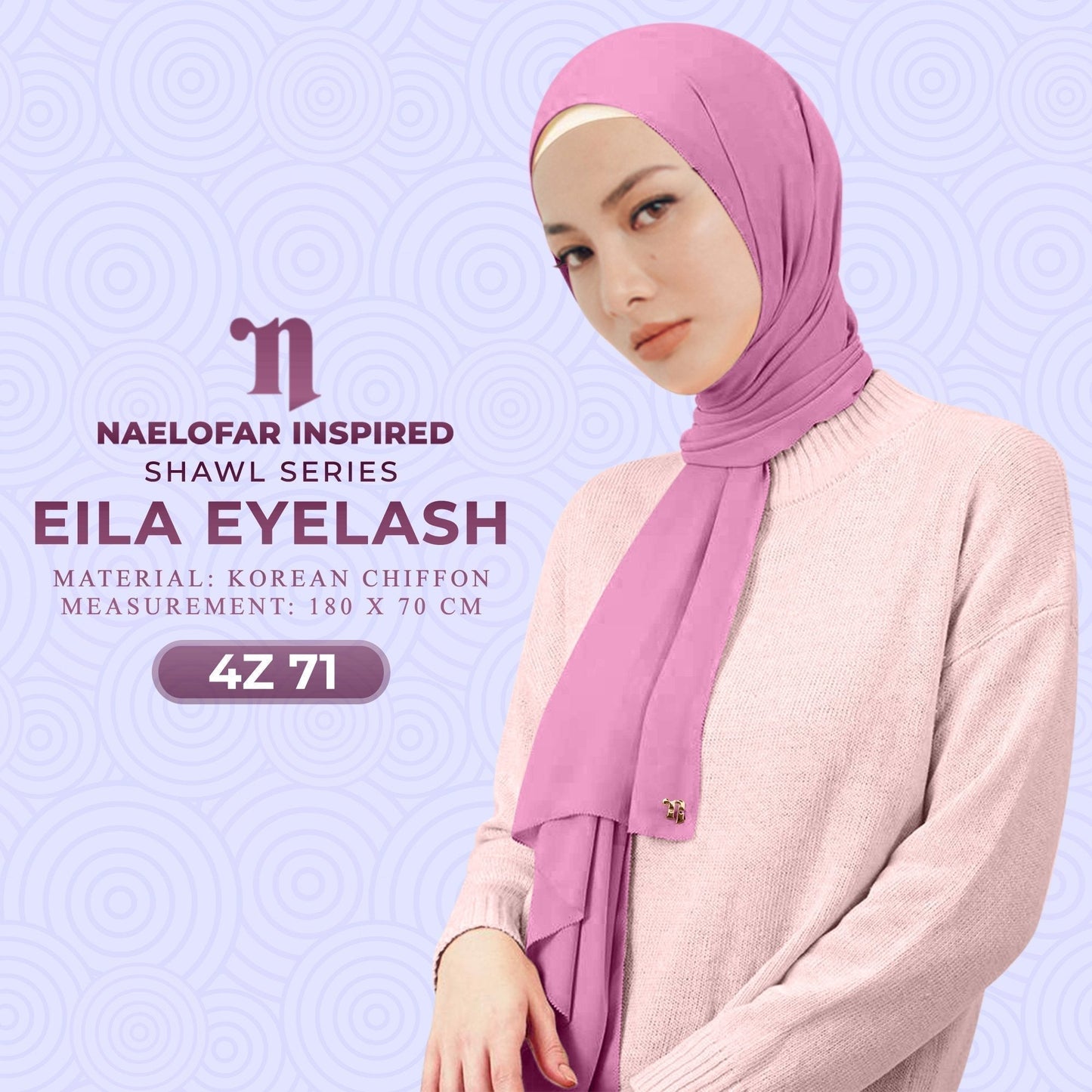Naelofar Eila Eyelash Shawl Series