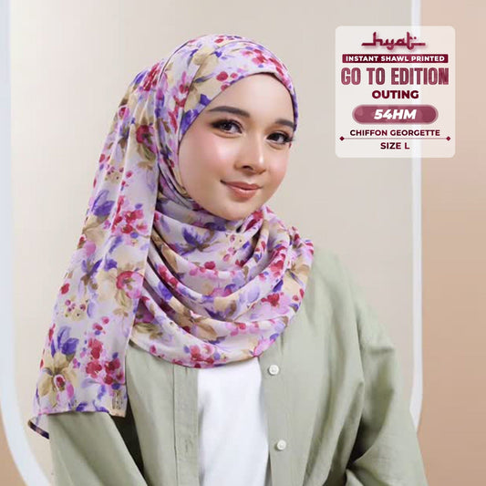 Hyat Inspired Instant Printed Go-To-Edition Outing (54HM - 54HX)