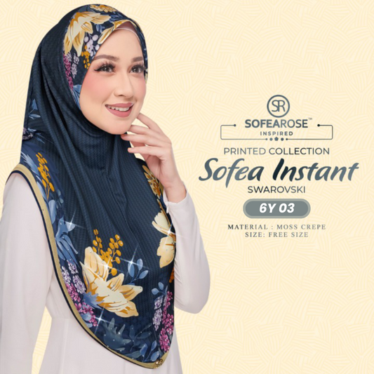 Sofearose Hijab Inspired Instant Sarung Crepe Collection (6Y)