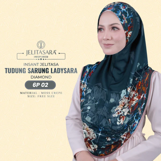 Jelitasara Hijab Inspired Instant Sarung Crepe Collection (6P)