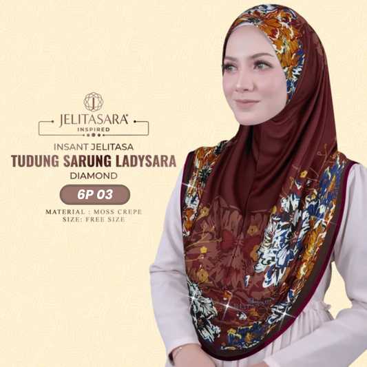 Jelitasara Hijab Inspired Instant Sarung Crepe Collection (6P)