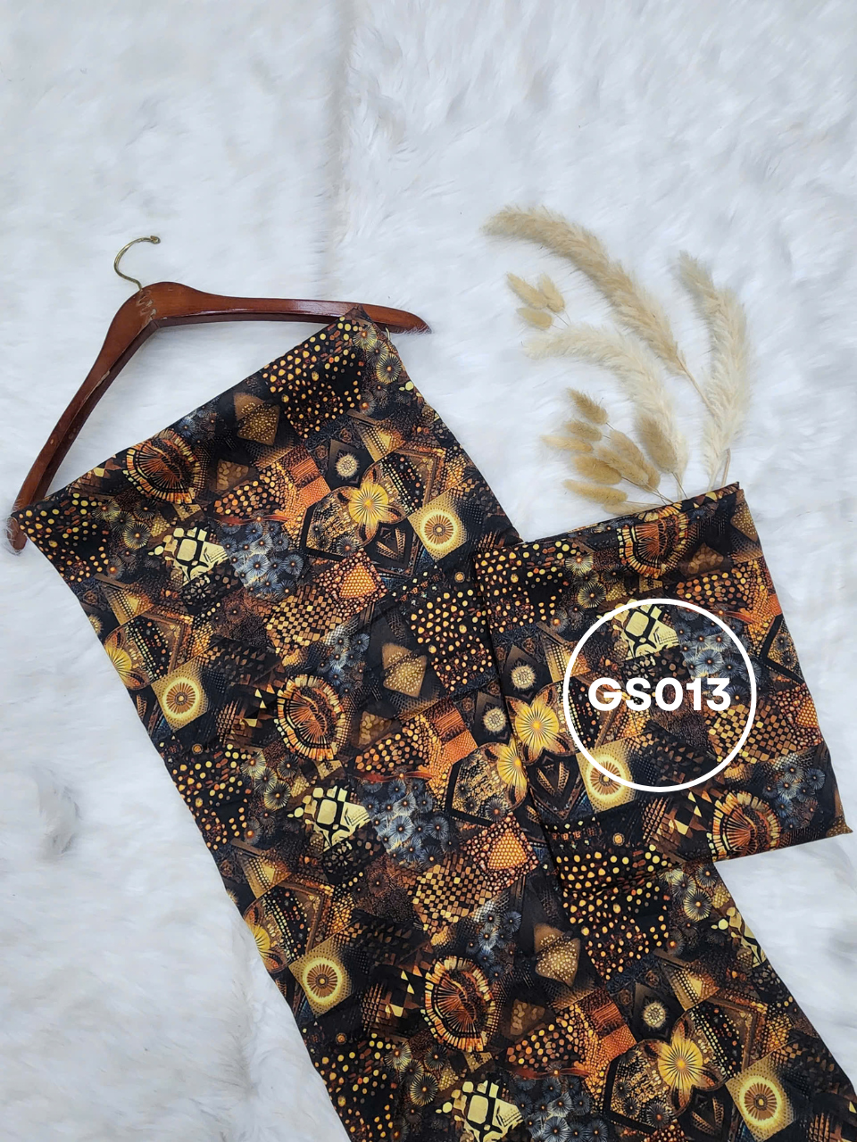 Sunflare Mosaic Kain Pasang Sutera Dobby 30D - Bidang 60 (GS013)