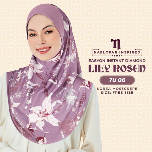 Naelofar Hijab Inspired Rosen Instant Sarung Crepe Collection (7U)