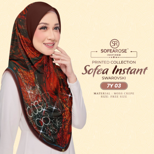 Sofearose Hijab Inspired Instant Sarung Crepe Collection (7Y)