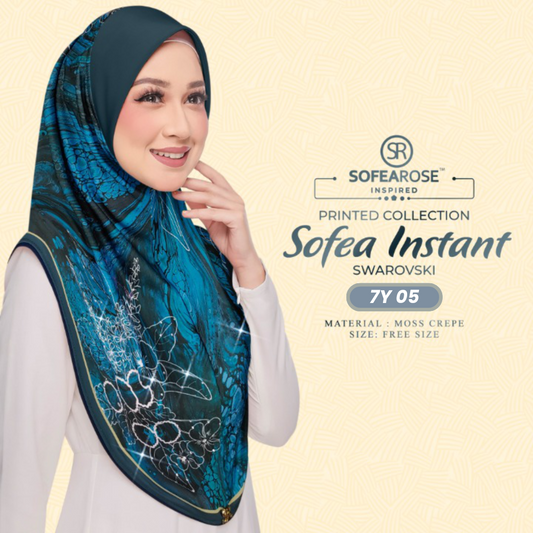 Sofearose Hijab Inspired Instant Sarung Crepe Collection (7Y)