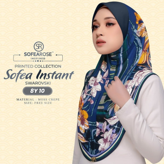 Sofearose Hijab Inspired Instant Sarung Crepe Collection (8Y)