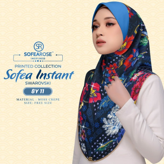 Sofearose Hijab Inspired Instant Sarung Crepe Collection (8Y)