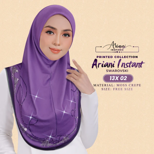 Ariani Hijab Inspired Instant Sarung Crepe Collection (13X)
