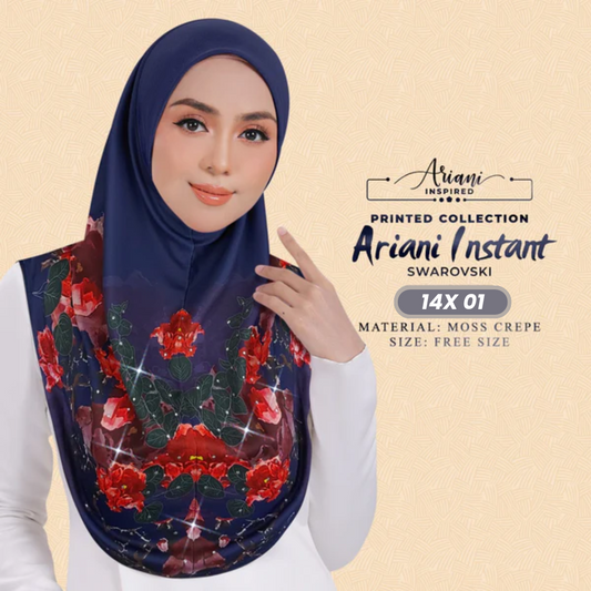 Ariani Hijab Inspired Instant Sarung Crepe Collection (14X)