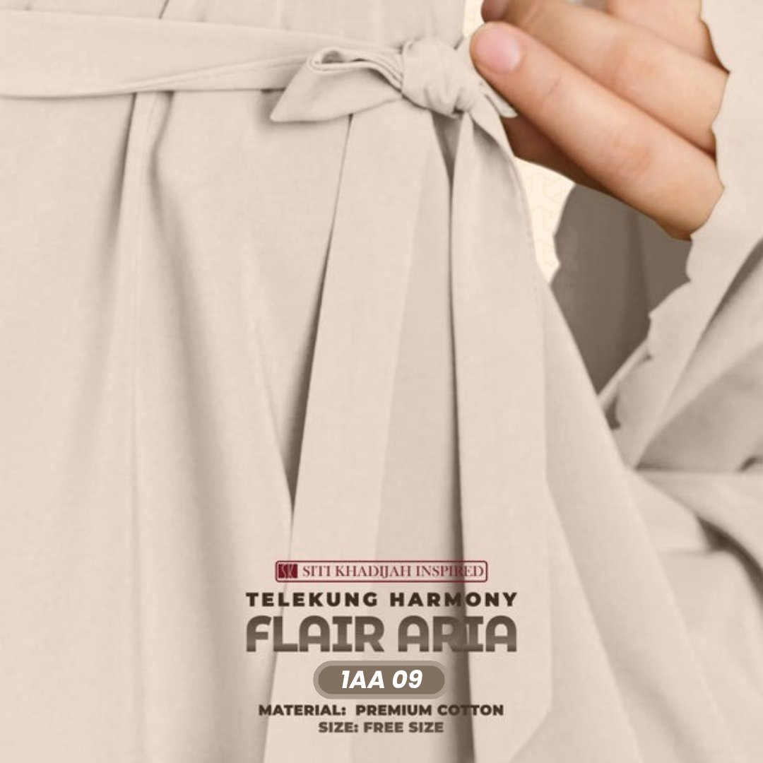 Telekung Siti Khadijah Inspired Harmoni Flair Aria Collection-Free Woven Bag (1AA)
