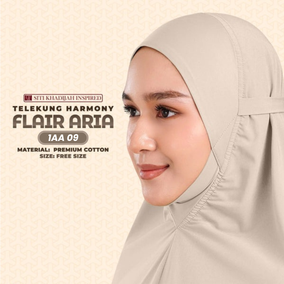 Telekung Siti Khadijah Inspired Harmoni Flair Aria Collection-Free Woven Bag (1AA)