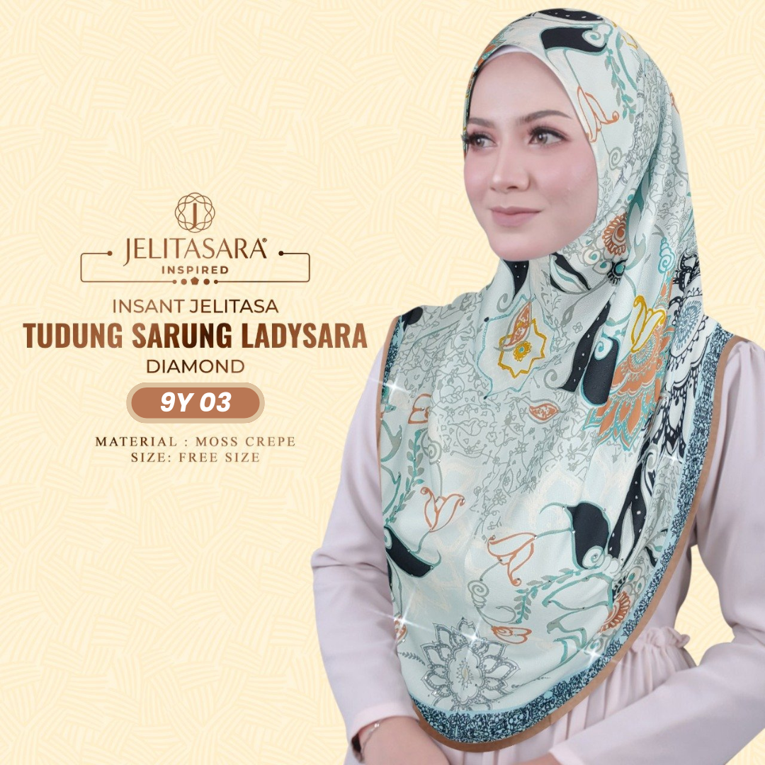 Jelitasara Hijab Inspired Instant Sarung Crepe Collection (9Y)