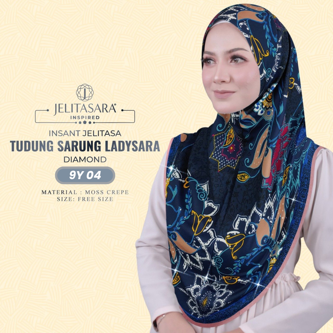 Jelitasara Hijab Inspired Instant Sarung Crepe Collection (9Y)