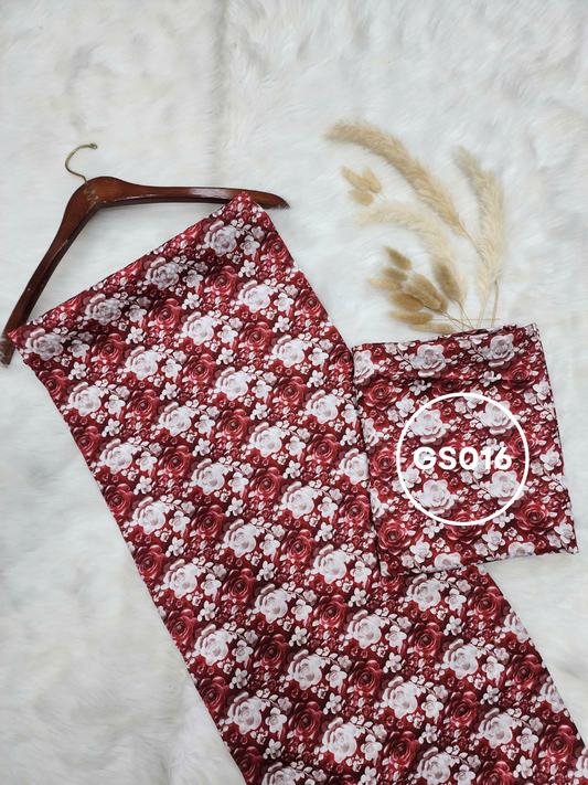 Rose Mirage Kain Pasang Sutera Dobby 30D - Bidang 60 (GS016)