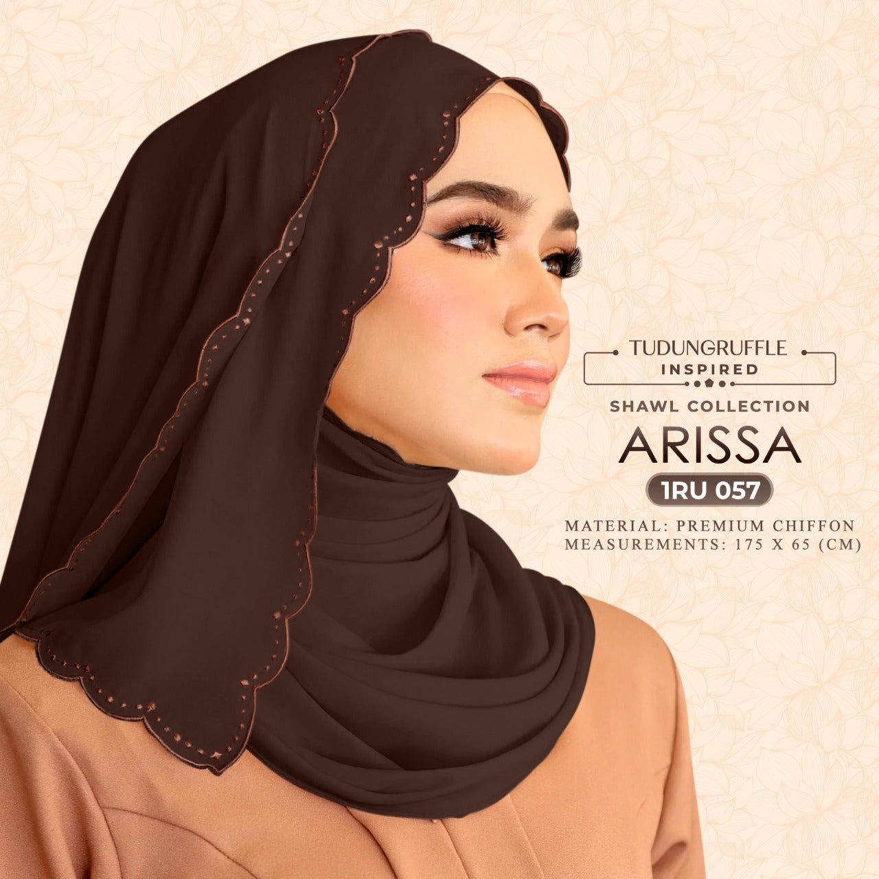 Tudung Ruffle ARISSA Shawl Collection