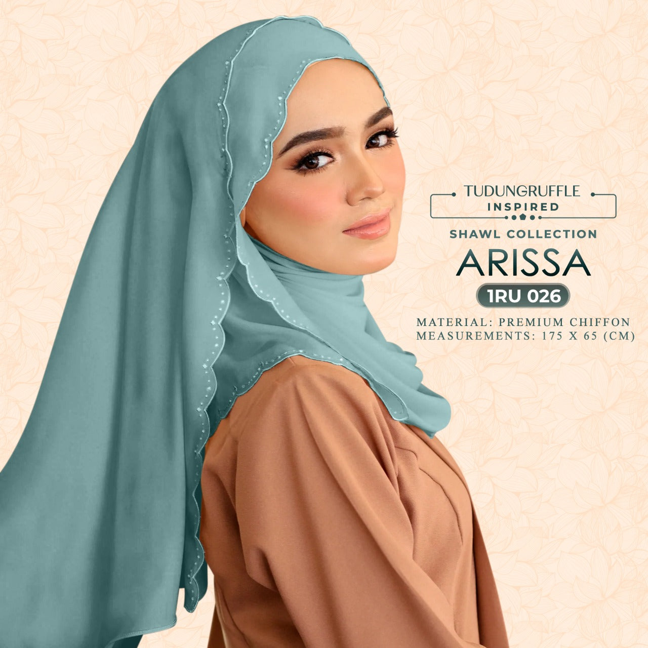 Tudung Ruffle ARISSA Shawl Collection