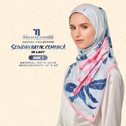 Naelofar Inspired Seindah Batik Cempaka Square Collection (2NK)