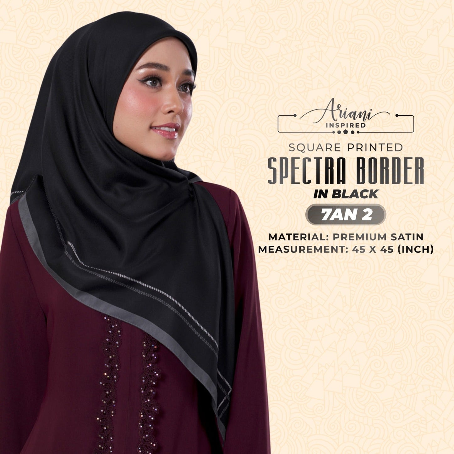 Ariani Inspired Spectra Border SQ Collection