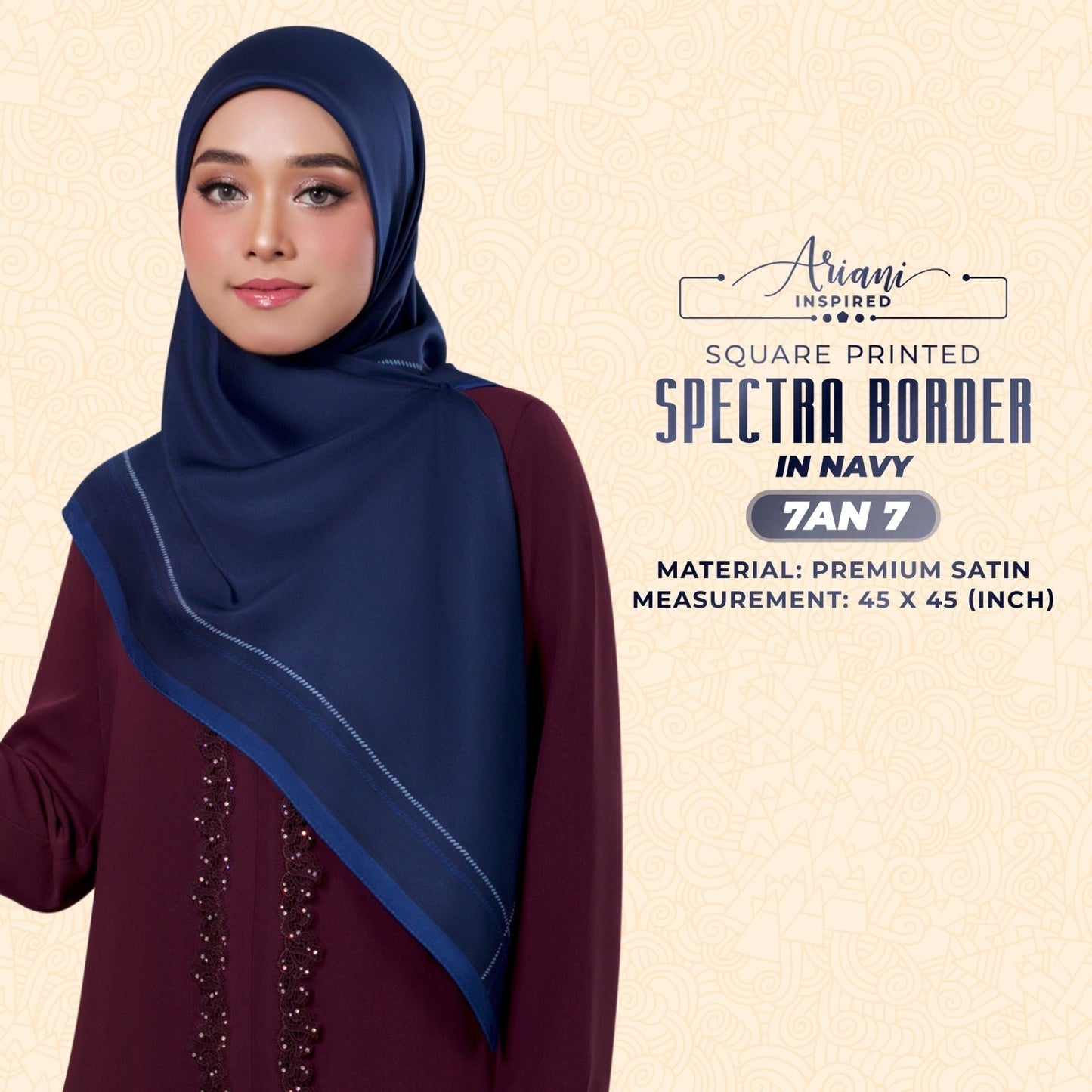 Ariani Inspired Spectra Border SQ Collection