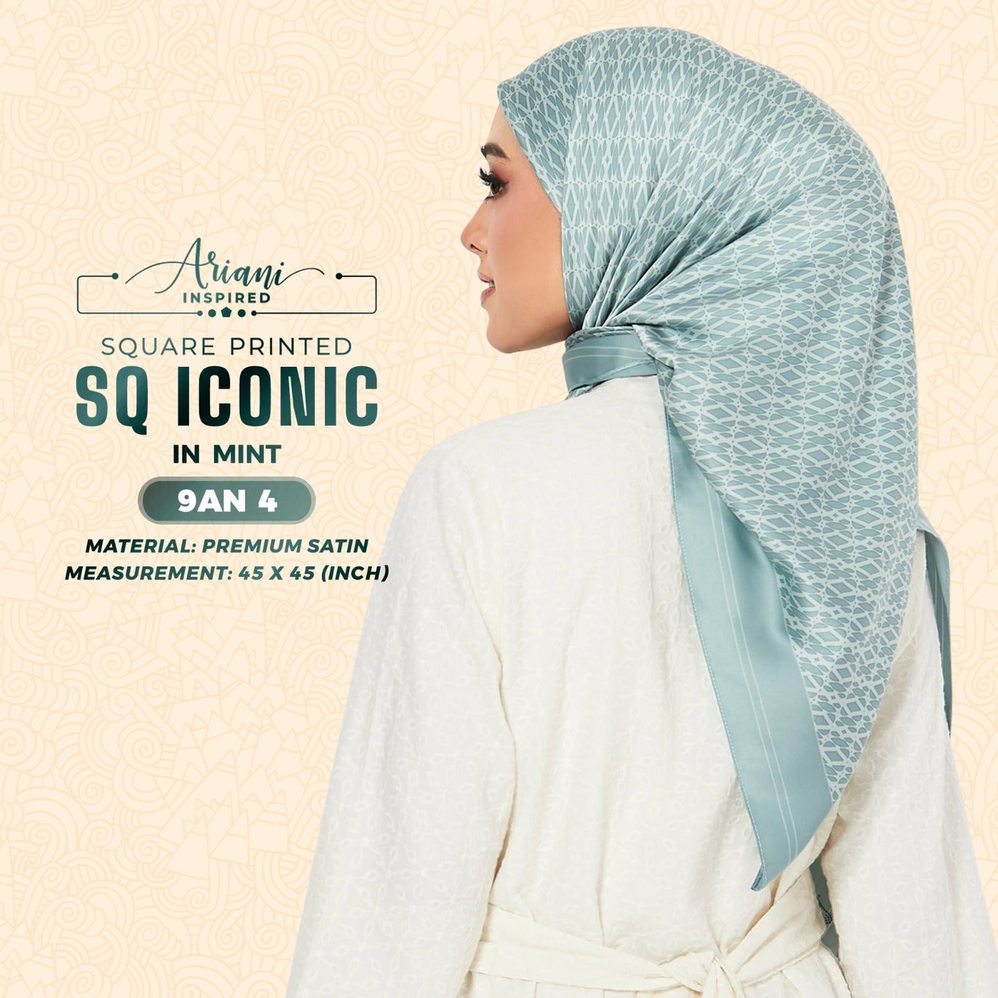 Ariani Inspired Iconic Printed Square Collection (9AN)