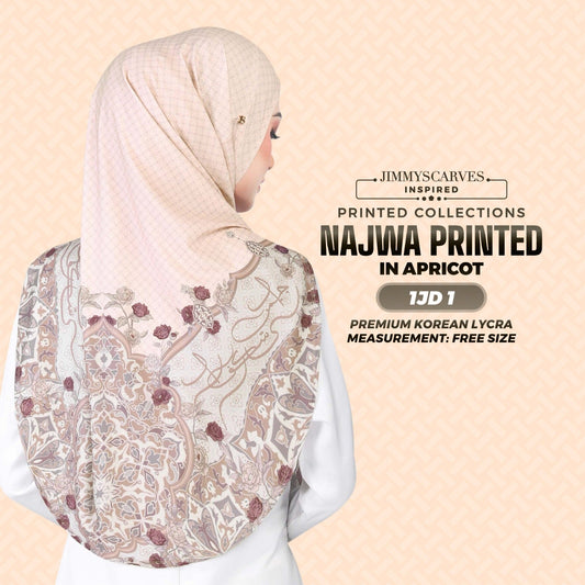 Jimmy Scarves Inspired Najwa  Sarung Printed Instant Collection (1JD)
