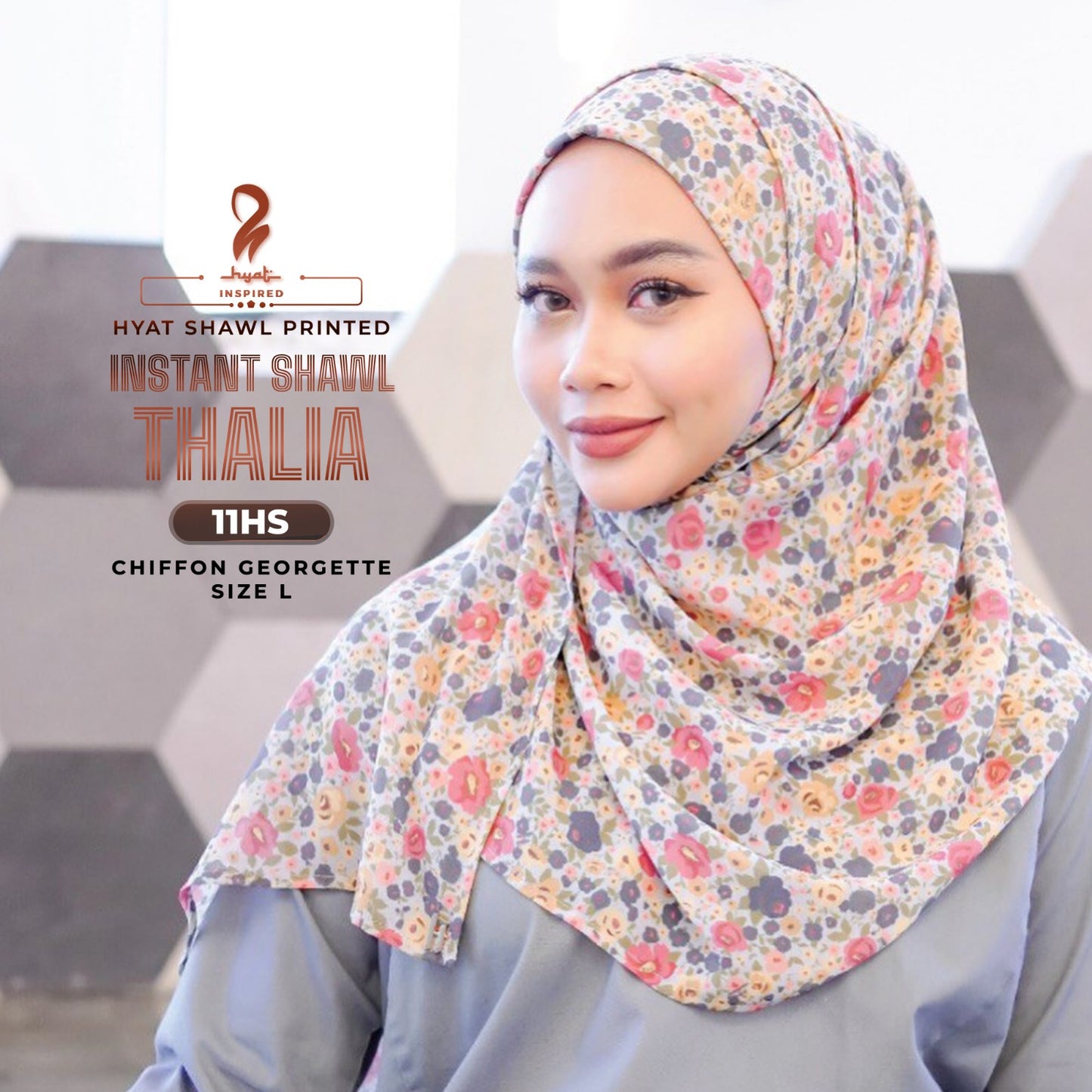 Hyat Hijab Inspired Hyatti Raya Instant Shawl Collection With Box (9-12HS)