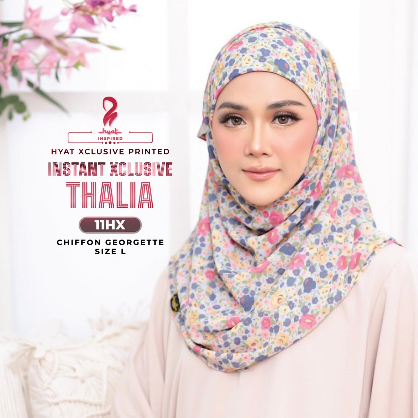 Hyat Hijab Inspired Hyatti Raya Xclusive Collection With Box (9-12HX)