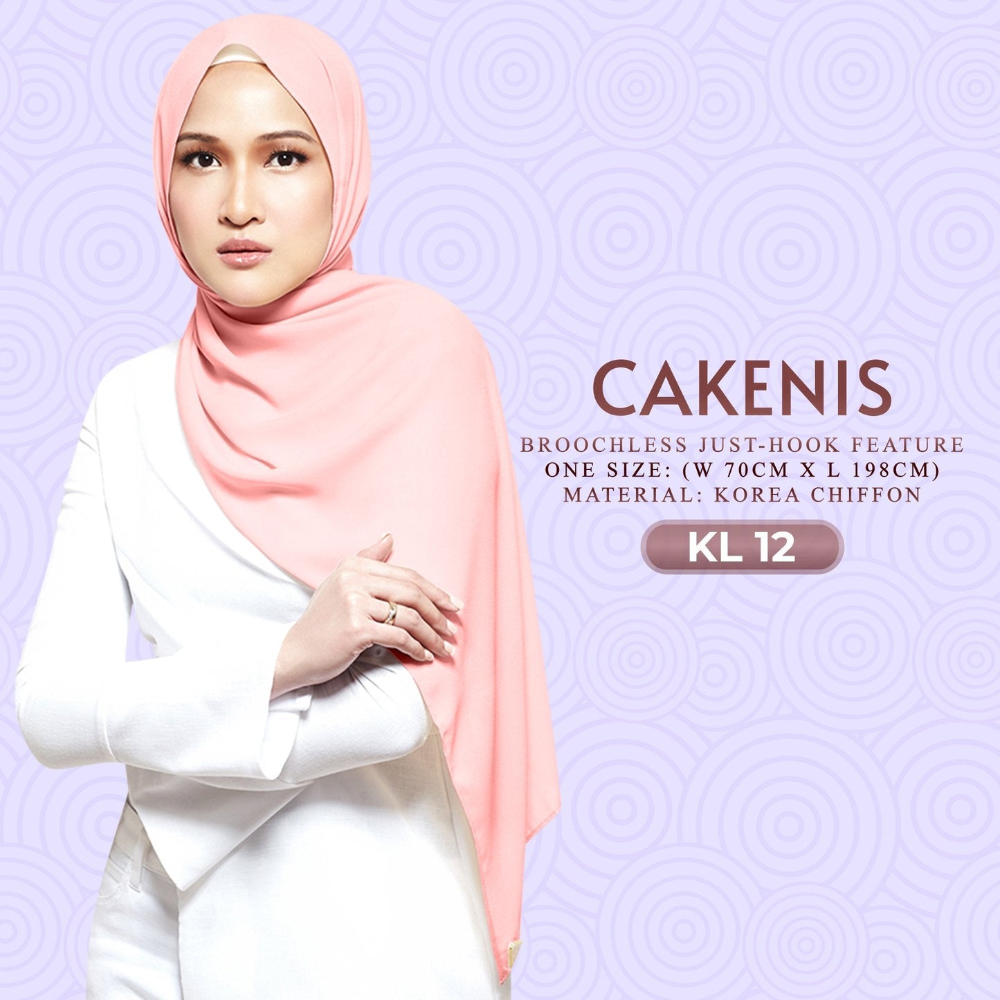Cakenis Plain Shawl Collection