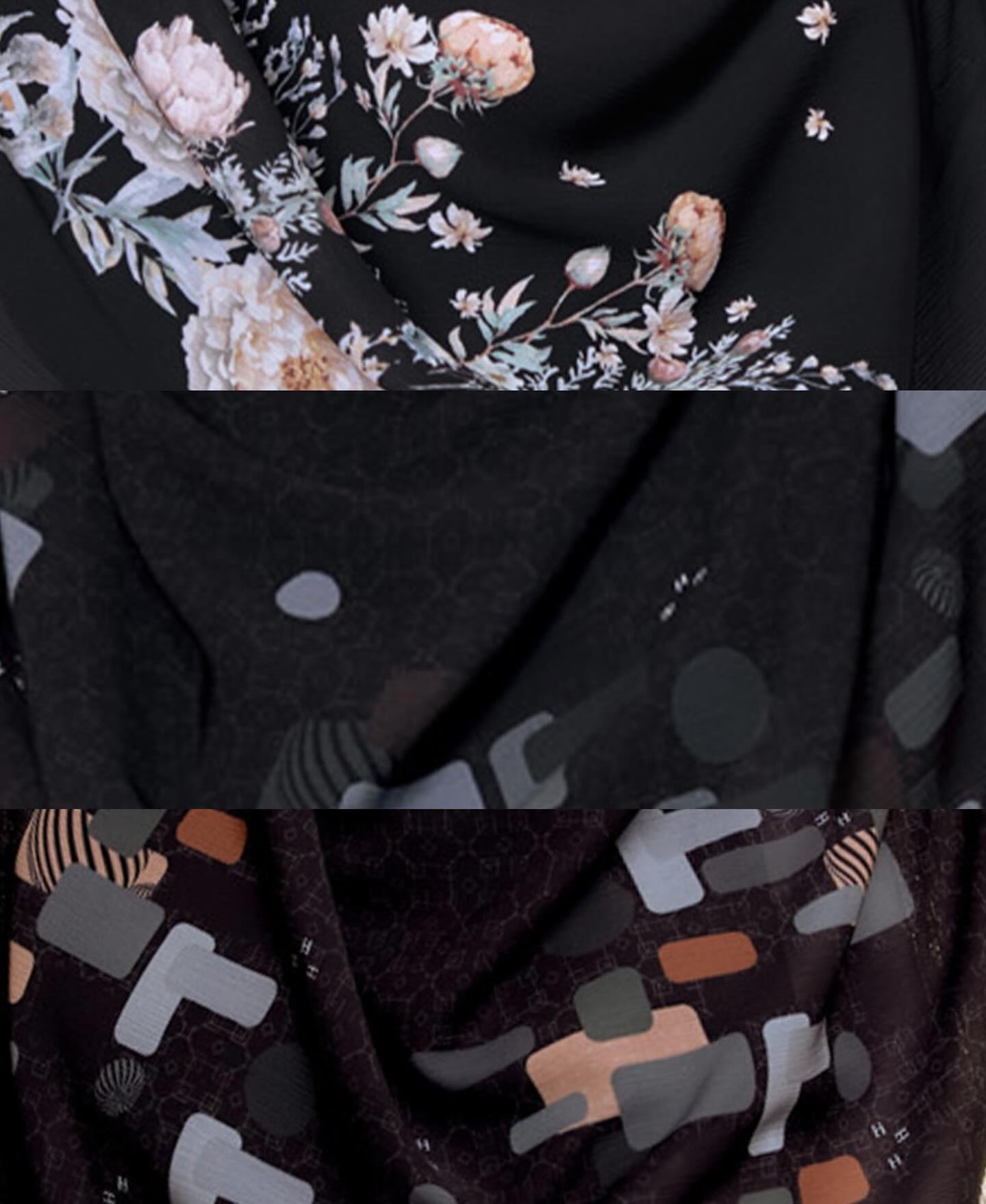 Hegira Hijab Inspired Tweely-So Basic Black Series Instant Collection (8-14HG)