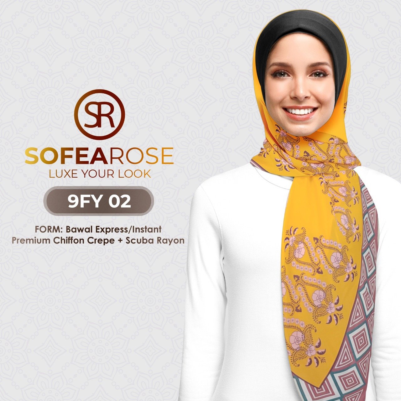 Sofearose Inspired Square Carissa Jane Collection (11FE)