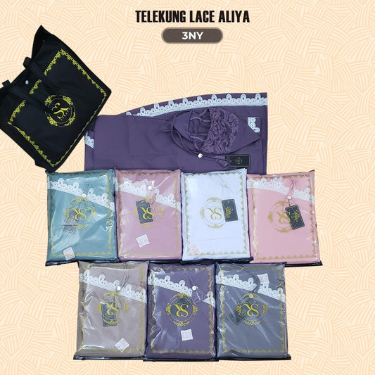 SRHJ Telekung Lace Aliya Collection (3NY)
