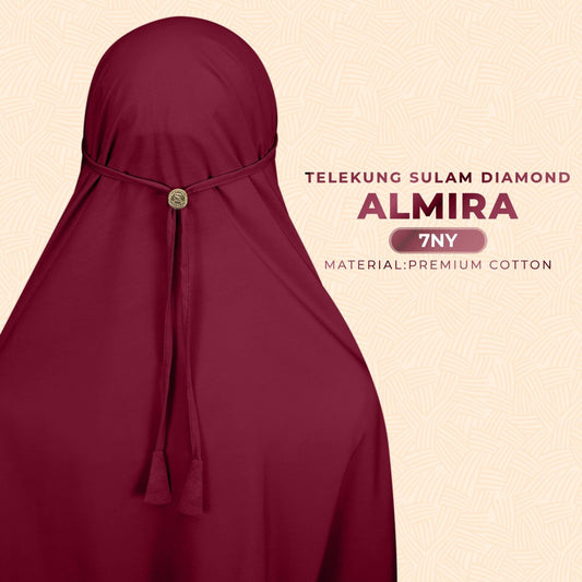SRHJ Telekung Sulam Diamond Almira Collection (7NY)
