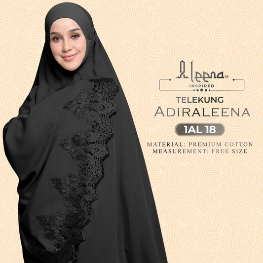 Aleena Telekung Aidraleena Collection - Free Woven Bag (1AL)