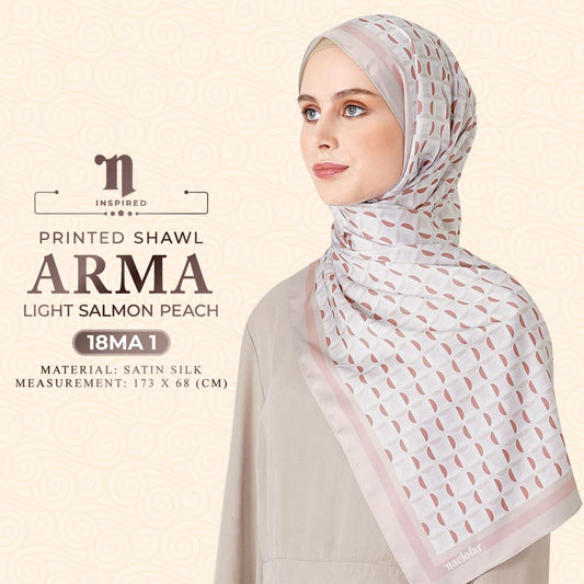 Naelofar Inspired Printed Shawl Arma Collection (18MA)