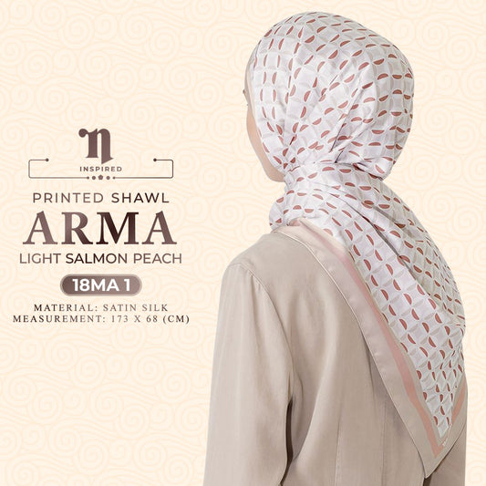 Naelofar Inspired Printed Shawl Arma Collection (18MA)