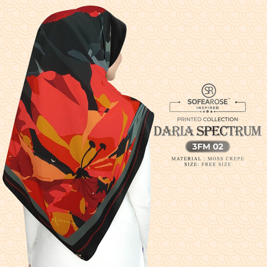 Sofearose Inspired Printed Daria Spectrum Bawal Express Instant Collection 2.0 (3FM)