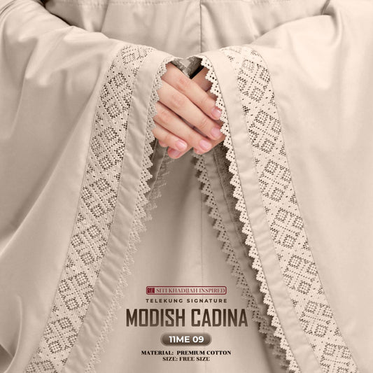 Telekung Siti Khadijah Signature Modish Cadina FREE Woven bag (11ME)