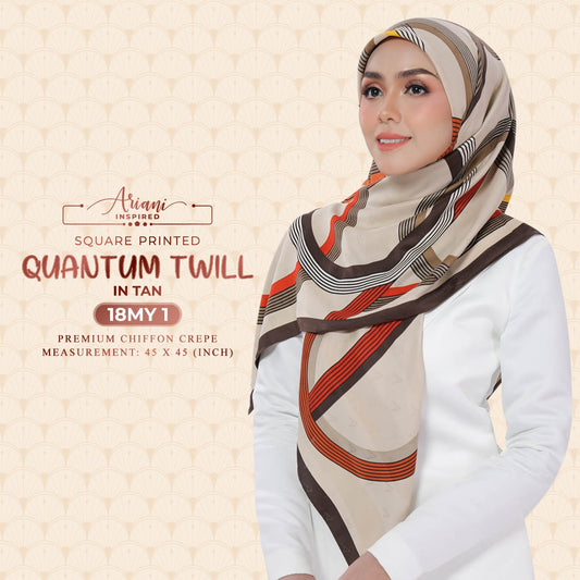 Ariani Inspired Quantum Twill Printed Square Collection (18MY)