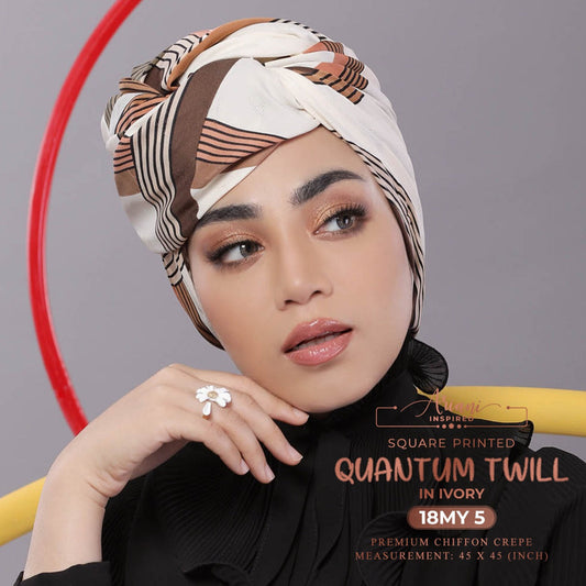 Ariani Inspired Quantum Twill Printed Square Collection (18MY)