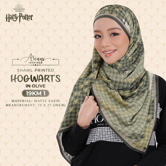 Ariani Inspired Shawl Printed Hogwarts Collection (19KM)