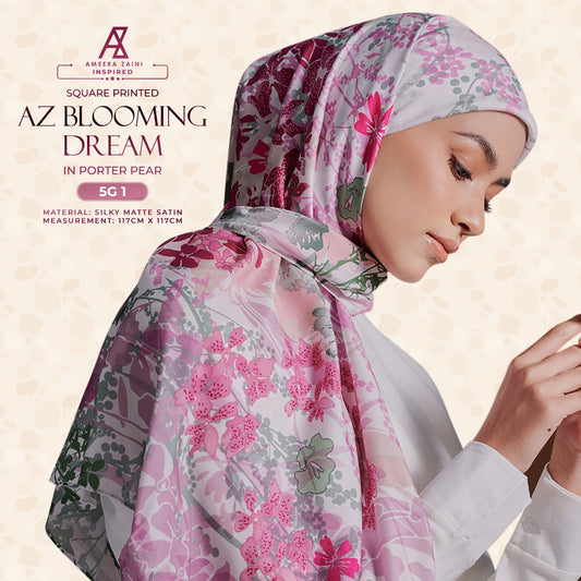 Ameera Zaini Inspired AZ BLOOMING Square Collection (5G)