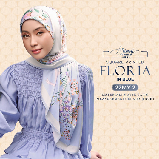 Ariani Inspired Printed Floria Square Collection (22MY)