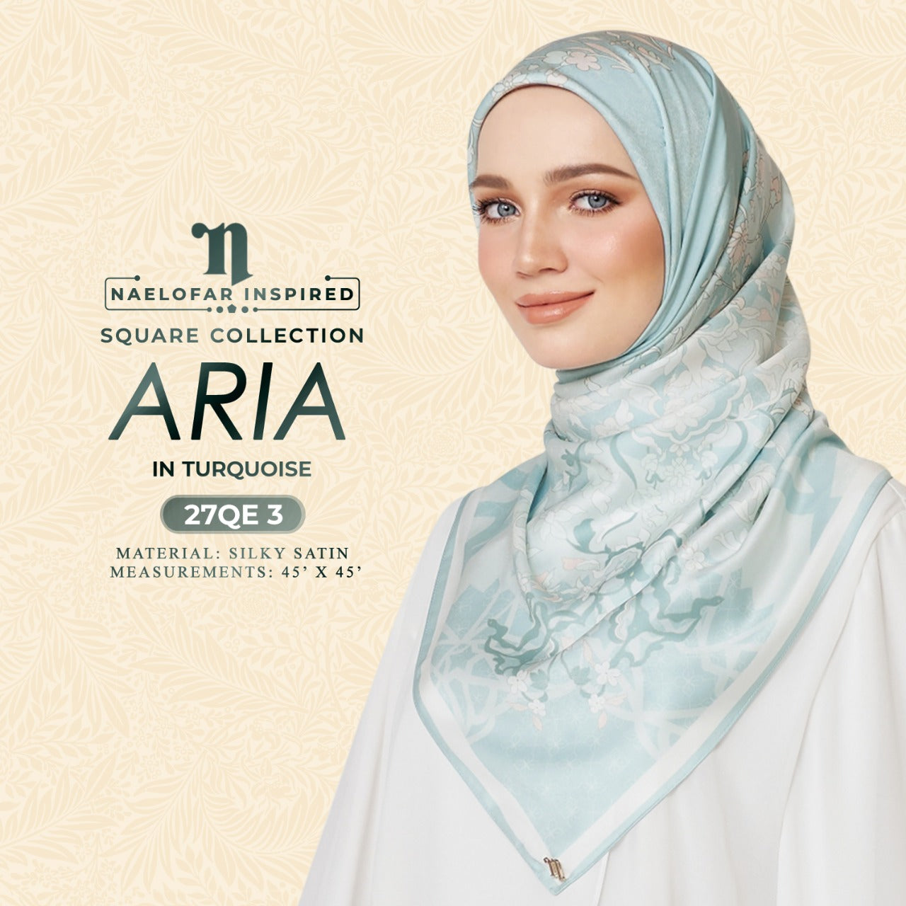 Aria Naelofar Inspired Square Collection (27QE)
