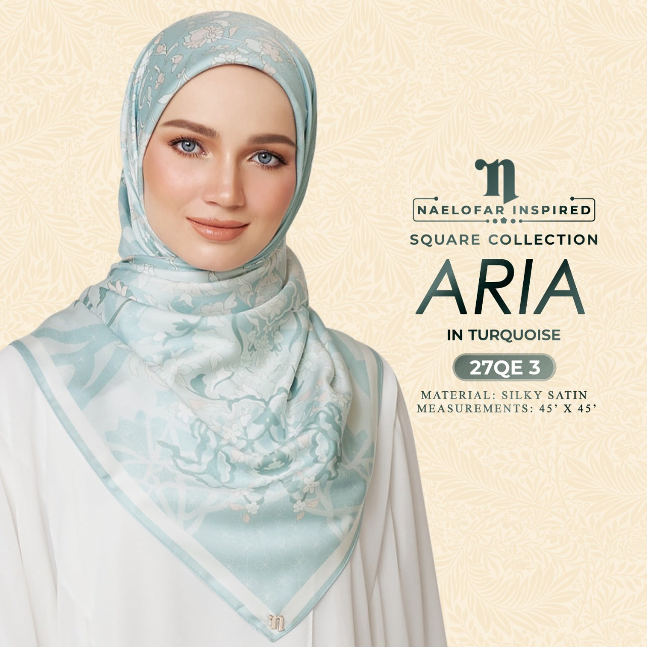 Aria Naelofar Inspired Square Collection (27QE)