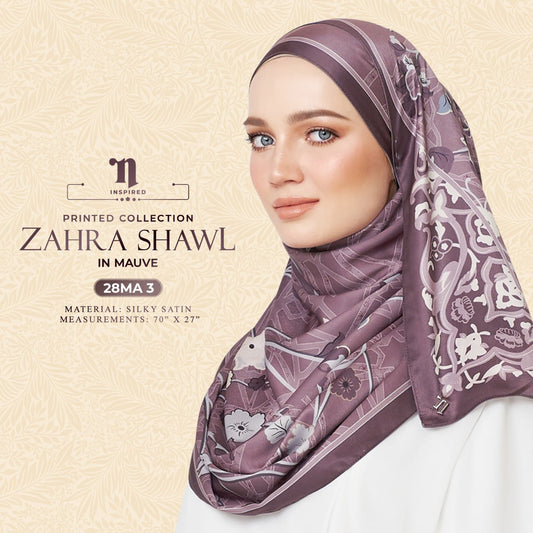 Zahra Shawl Naelofar Inspired Collection (28MA)