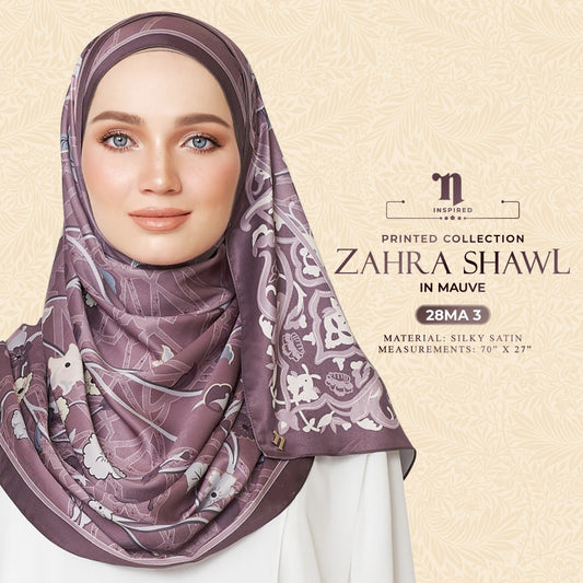 Zahra Shawl Naelofar Inspired Collection (28MA)