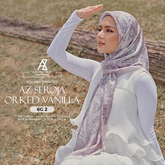 Ameera Zaini Inspired Collection AZ Seroja Square (6G)