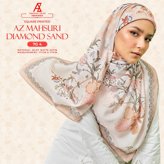 Ameera Zaini Inspired Collection AZ Mahsuri Square (7G)